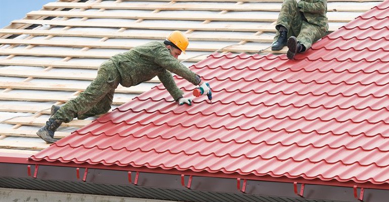 Evka-1 profesyonel Şed Çatı – Onduline örneği