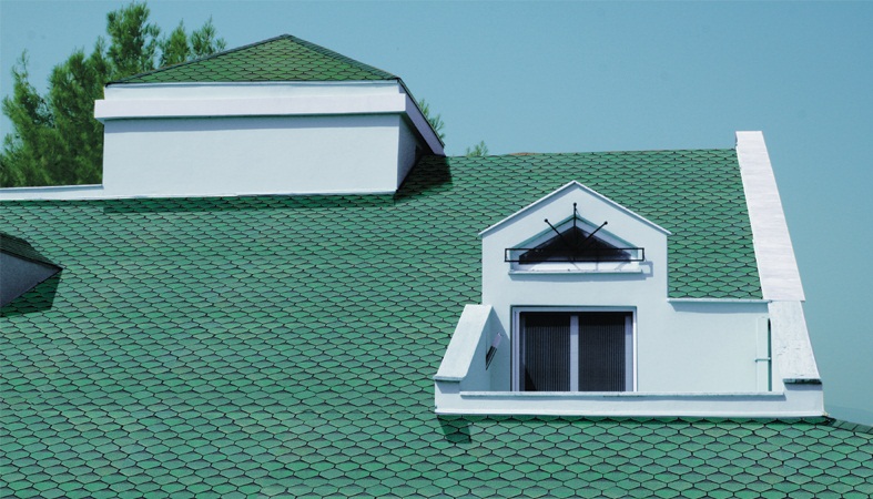 Evka-1 profesyonel Şed Çatı – Shingle cati örneği